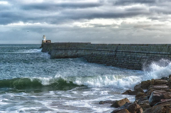 Faro de Aberdeen Escocia — Foto de Stock