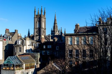 Aberdeen, İskoçya kentin çatıları