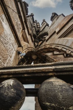 Details of Wallace monument in Stirling, UK