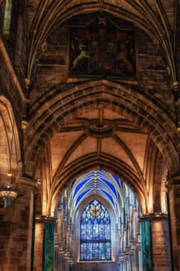 Edinburgh, İskoçya - 16 Haziran 2025: St Gile Katedrali, High Street, Edinburgh, İskoçya