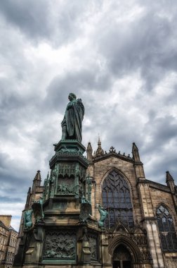 Adam Smith statue, St. Giles Cathedral, Edinburgh, Lothian, Scotland, United Kingdom
