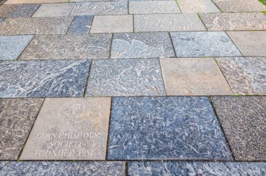 Inverness, İskoçya yakınlarındaki Culloden Savaş Alanının giriş yolu.