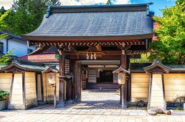 Koyasan 'daki Rengejoin Tapınağı' nın dışı, Koya Dağı, Japonya