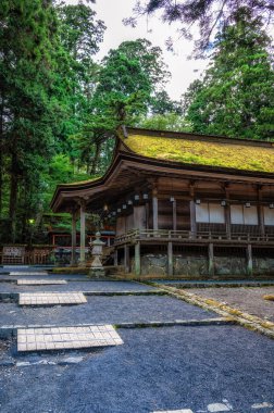 Kongobu-ji Danjo Garan bölgesindeki tapınak, Koyasan, Koya, Ito Bölgesi, Wakayama, Japonya 'daki tarihi Budist tapınağı kompleksi.