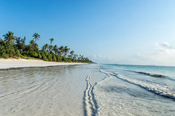 Ein einsamer Strand auf Sansibar — Stockfoto