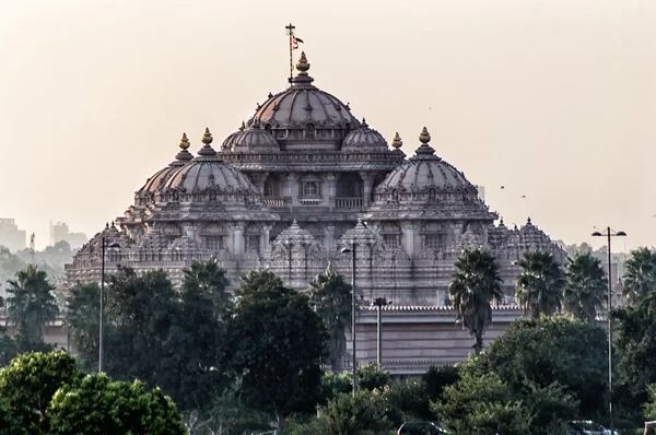 Fachada do templo Akshardham — Fotografia de Stock