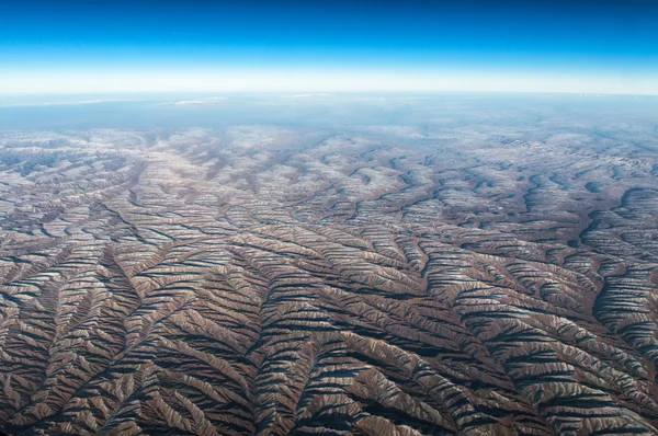 Ekstremalnych terenach regionu Sichuan, Chiny — Zdjęcie stockowe