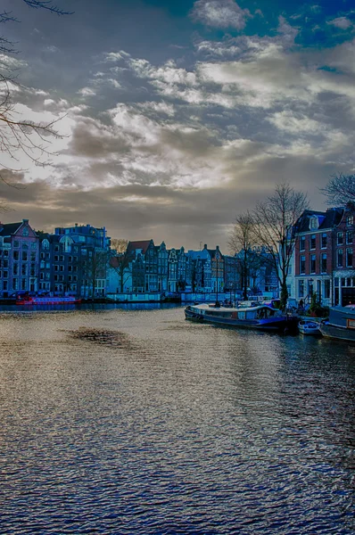 Cityview Amsterdam Canals — Stock Photo, Image