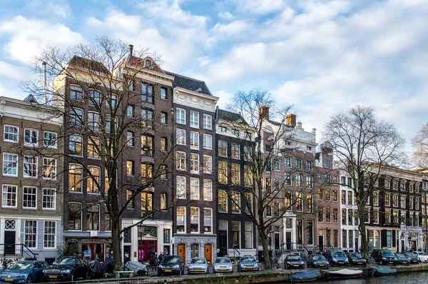 Paisaje urbano de Ámsterdam, Países Bajos — Foto de Stock