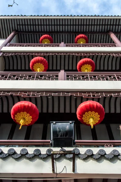 Chinesischer Pavillon Laternen — Stockfoto