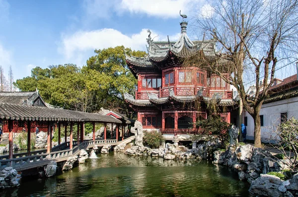 Yu Yuan Gardens, Shanghai Pavilion — Stok fotoğraf