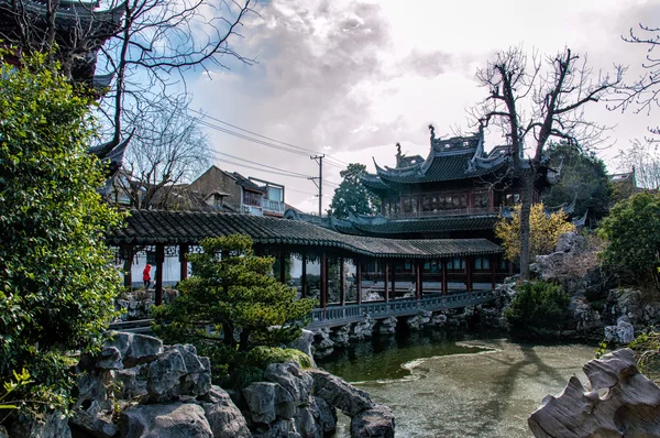 Yu Yuan Gardens, Shanghai Pavilion — Stok fotoğraf