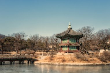 Gyeongbokgung Sarayı Hyangwonjeong Pavyonu