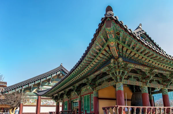 Tempio di Bongeunsa, Seoul, Corea — Foto Stock