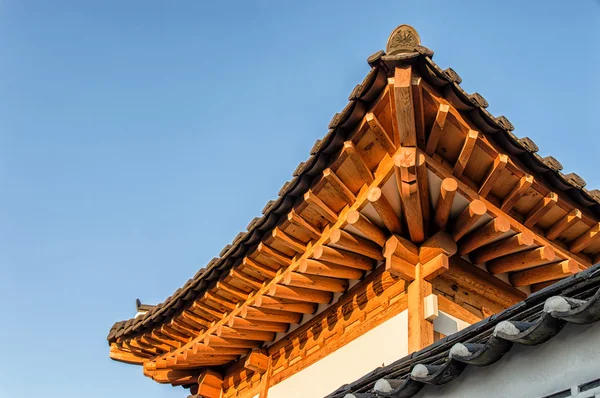 Çatıları Bukchon Hanok Köyü