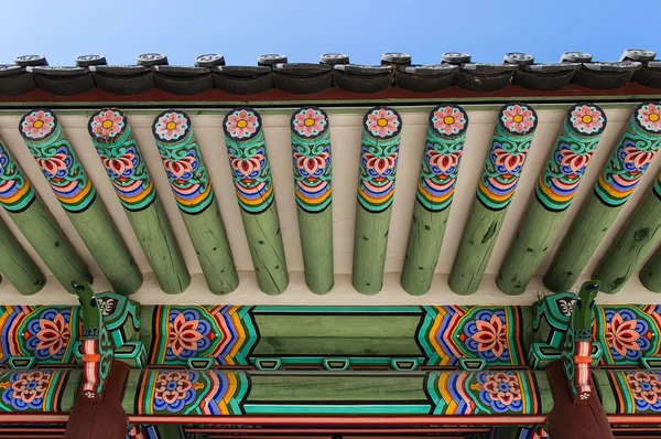 Details zum koreanischen Palast — Stockfoto