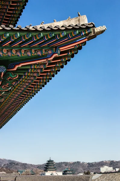 Koreanska palace Palace Detaljer — Stockfoto