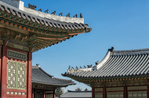 Palácio coreano Detalhes — Fotografia de Stock