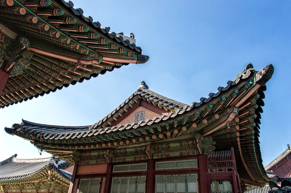 Koreanska palace Palace Detaljer — Stockfoto