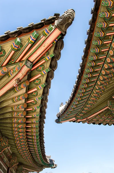 Palácio coreano Detalhes — Fotografia de Stock