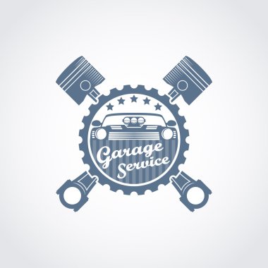 motor tamir logo vektör