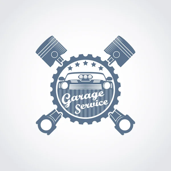 Vektor logo motor javítása — Stock Vector