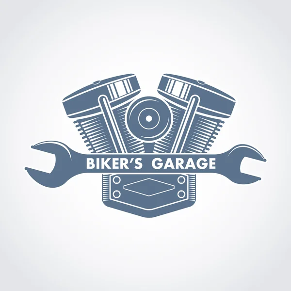 Bisiklet motor Servisi logo vektör