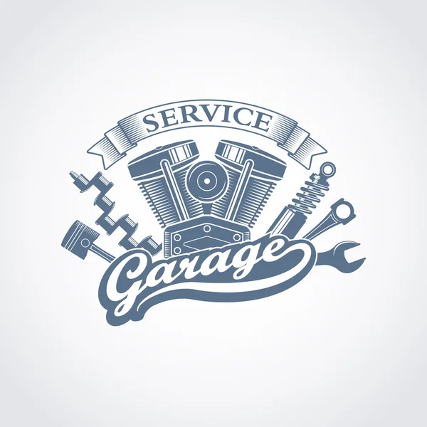 Vector logo Garaje — Vector de stock