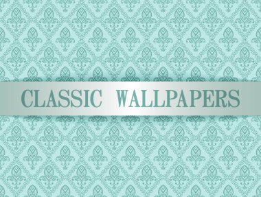 Klasik duvar kağıtları desen