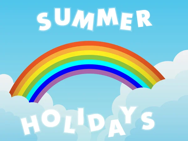 Καλοκαίρι διακοπές φόντο — Διανυσματικό Αρχείο