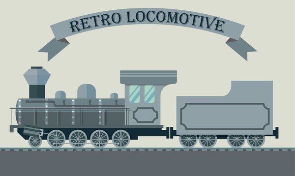 retro locomotive