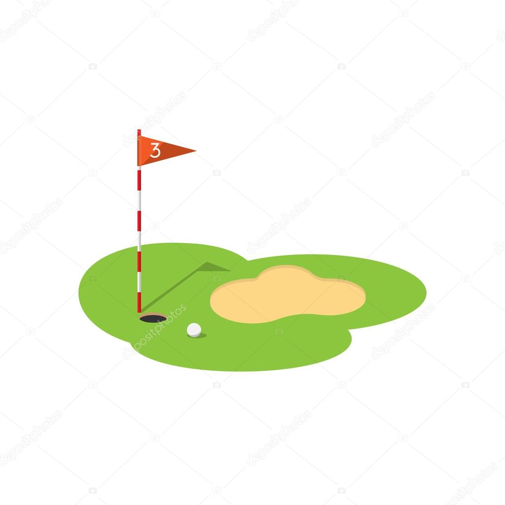 vector golf icon