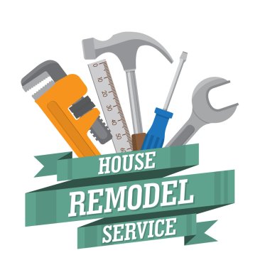 house remodel service logo