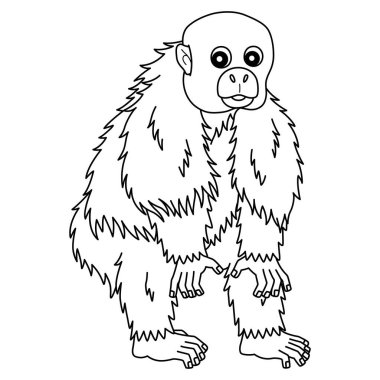 Kel Uakari Maymunu 'nun sevimli ve komik renkli sayfası. Çocuklar için saatlerce boyama eğlencesi sağlıyor. Bu sayfayı boyamak çok kolaydır. Küçük çocuklar ve yeni yürümeye başlayanlar için uygun.. 