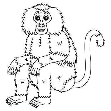 Maymun 'un şirin ve komik renkli sayfası. Çocuklar için saatlerce boyama eğlencesi sağlıyor. Bu sayfayı boyamak çok kolaydır. Küçük çocuklar ve yeni yürümeye başlayanlar için uygun.. 