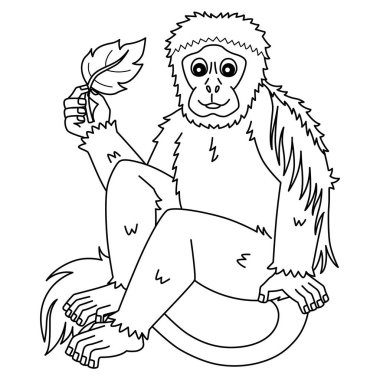 Siyah ve Beyaz Colobus Maymunu 'nun sevimli ve komik renkli sayfası. Çocuklar için saatlerce boyama eğlencesi sağlıyor. Bu sayfayı boyamak çok kolaydır. Küçük çocuklar ve yeni yürümeye başlayanlar için uygun.. 