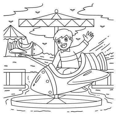 Roket Sürüşü 'ndeki bir çocuğun sevimli ve komik renkli sayfası. Çocuklar için saatlerce boyama eğlencesi sağlıyor. Bu sayfayı boyamak çok kolaydır. Küçük çocuklar ve yeni yürümeye başlayanlar için uygun..