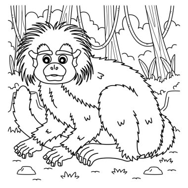 Pamuk Top Tamarin 'in şirin ve komik renkli sayfası. Çocuklar için saatlerce boyama eğlencesi sağlıyor. Bu sayfayı boyamak çok kolaydır. Küçük çocuklar ve yeni yürümeye başlayanlar için uygun.. 