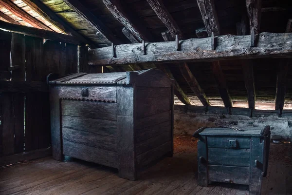 Traditional bales for the harvest, at the 