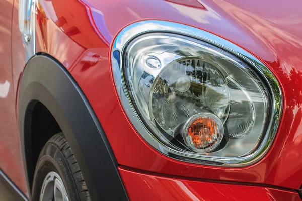 Headlights of car close up — Stock Photo, Image