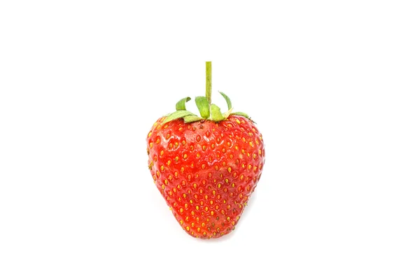 Beautiful strawberries isolated on white — Stock Photo, Image