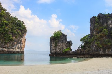 Görünümünü koh hong Island krabi, Tayland