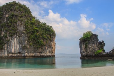 Görünümünü koh hong Island krabi, Tayland