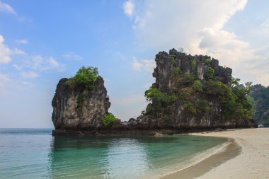 Görünümünü koh hong Island krabi, Tayland