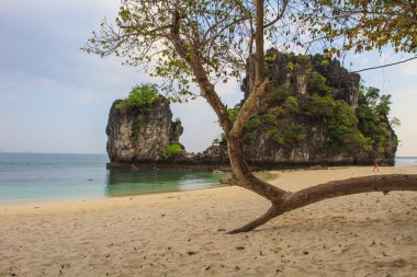 Görünümünü koh hong Island krabi, Tayland