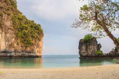 Görünümünü koh hong Island krabi, Tayland