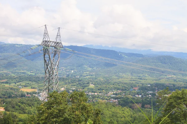 高電圧塔山 — ストック写真