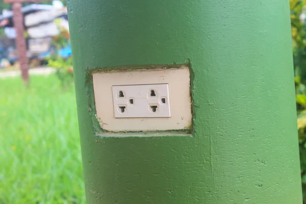 Enchufe la energía eléctrica — Foto de Stock