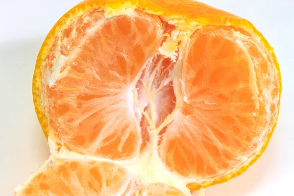 Beyaz arkaplanda turuncu izole edilmiş — Stok fotoğraf