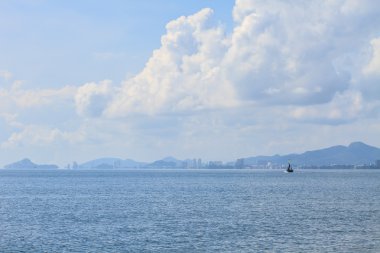 Güzel sahil ve tropikal deniz